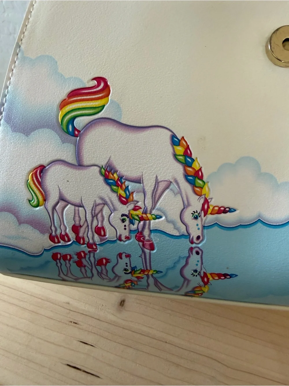 Loungefly Lisa Frank Markie Reflection Crossbody Bag